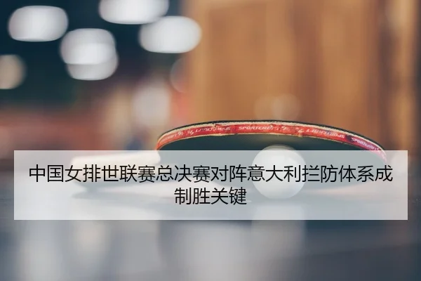 中国女排世联赛总决赛对阵意大利拦防体系成制胜关键